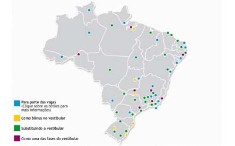 Enem vai ser usado no vestibular de 59 universidades federais; veja o mapa